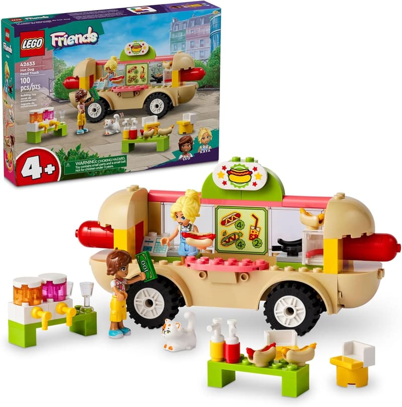LEGO Friends Hot Dog Food Truck Play Set with Mini Dolls