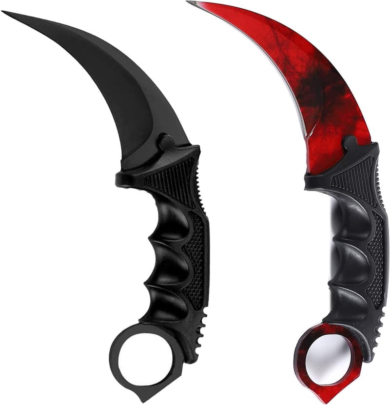 Tactical Karambit Knife Set with Sheath - Camping & Survival Tools