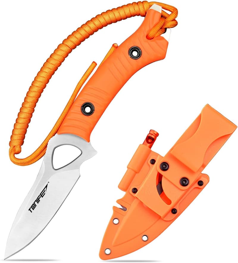 Multifunctional Fixed Blade Survival Knife with Sheath