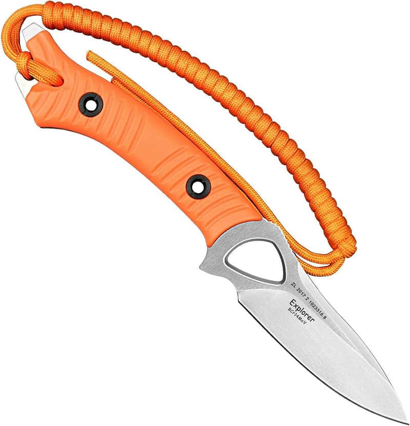 Multifunctional Fixed Blade Survival Knife with Sheath
