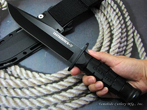 Cold Steel Leatherneck SF Fixed Blade Camping Knife - D2 Steel, 5