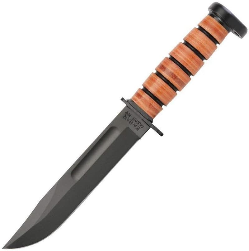 Ka-Bar Dog's Head Utility Knife with Sheath - 12