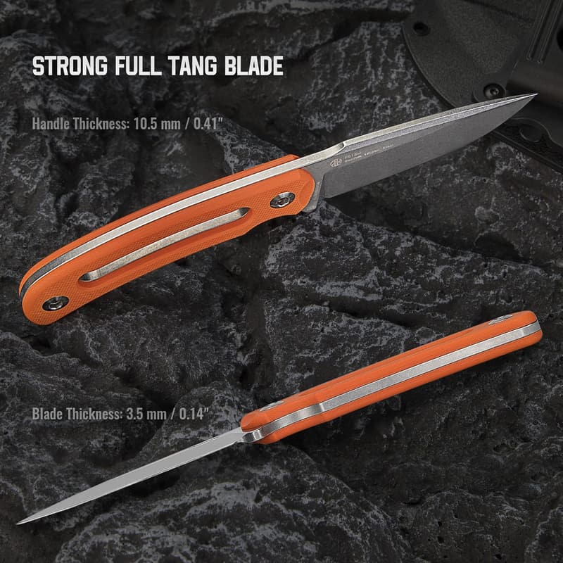 Lightweight Tactical Fixed Blade Knife with Sheath for Men