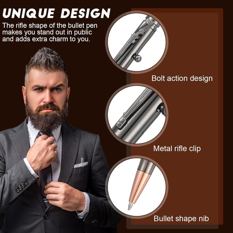 Tactical Bullet Ballpoint Pen with Gift Box for Men