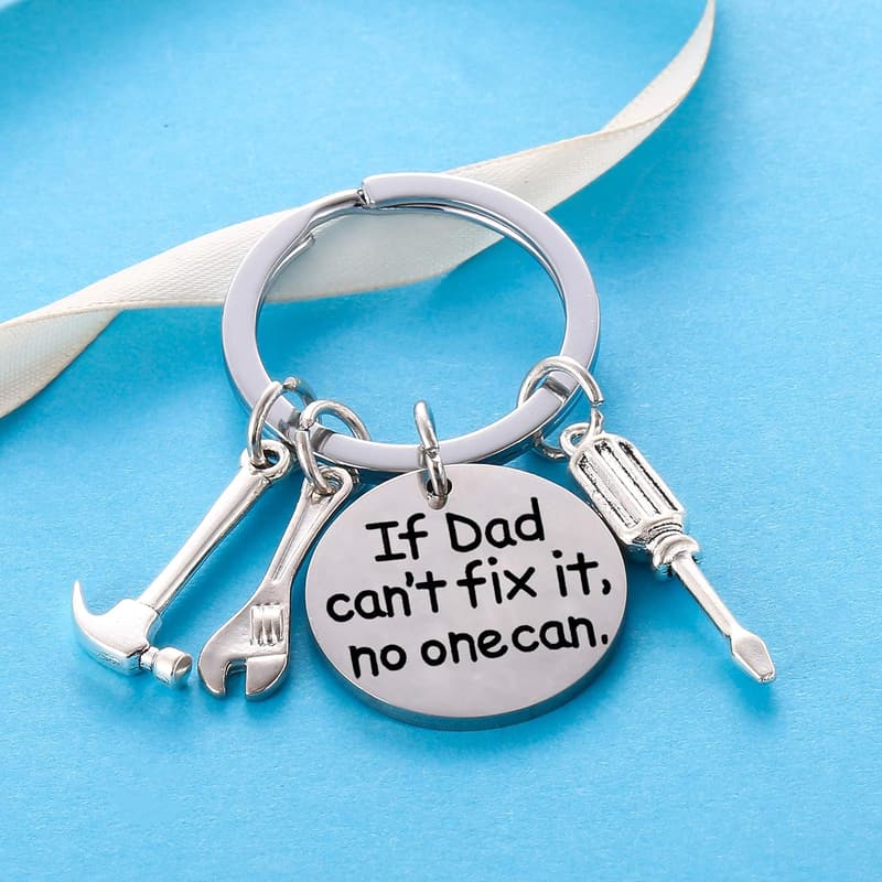 Father's Day Keychain Gift from Kids