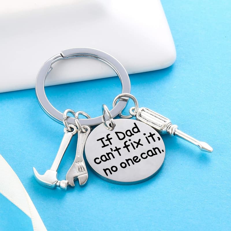 Father's Day Keychain Gift from Kids