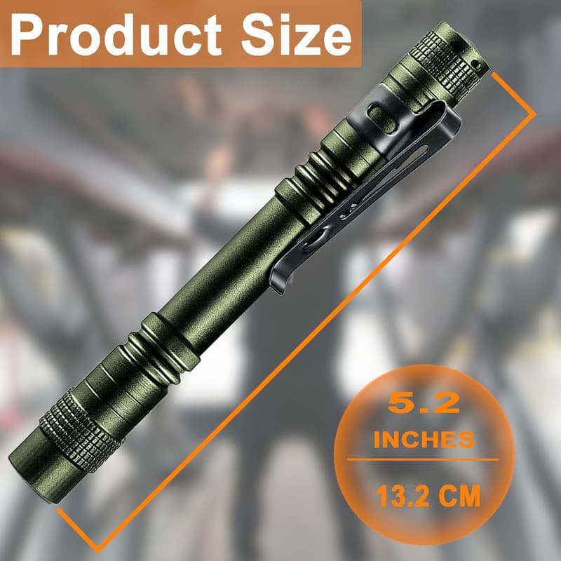 10-Pack Mini LED Flashlight Set for Camping & Emergency