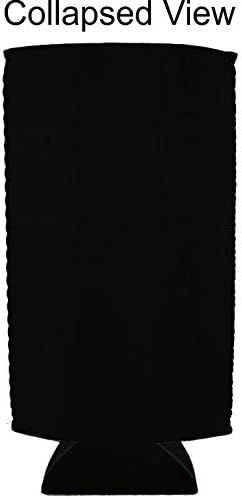 Black Neoprene Can Coolies - 24 oz. (2 Pack)