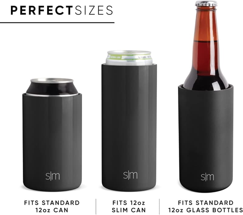 Sea Glass Sage Insulated Can Cooler | 12oz Stainless Steel Holder
