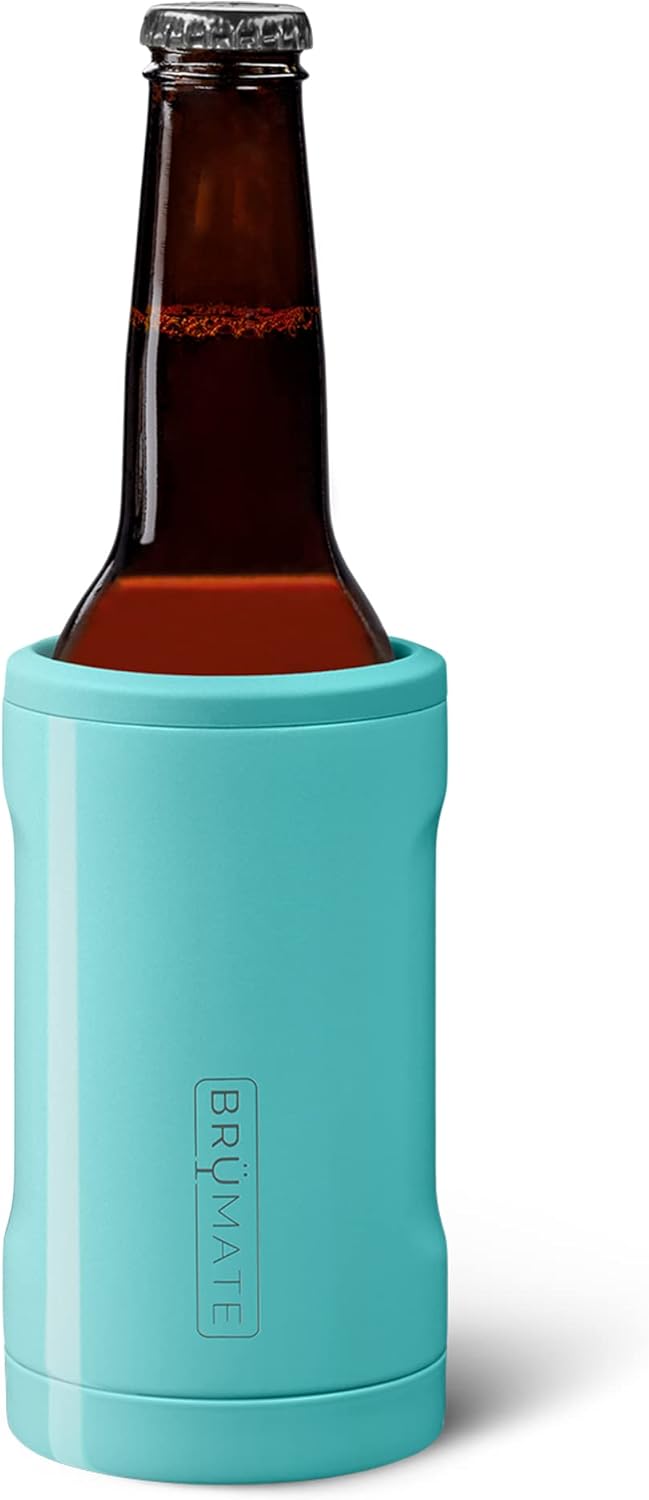 Insulated Bottle Cooler for 12oz Glass Bottles - Aqua