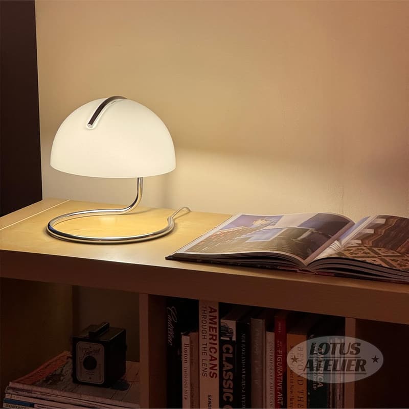 Mid-Century Modern Mushroom Table Lamp for Bedroom Aesthetic