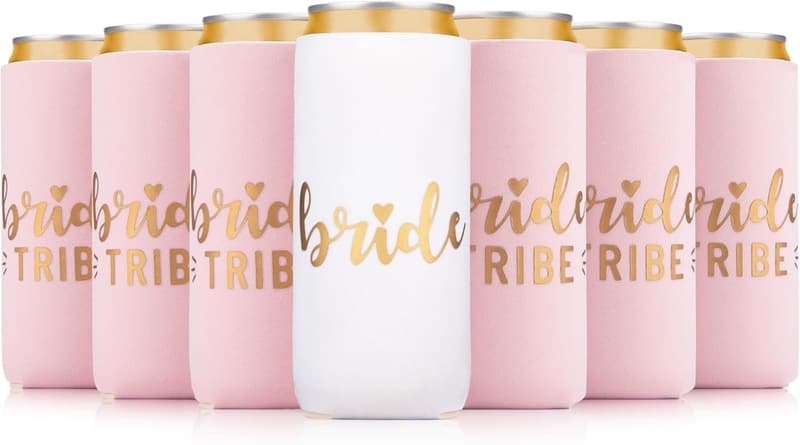 Bachelorette Party Can Coolers - Slim 12-Pack