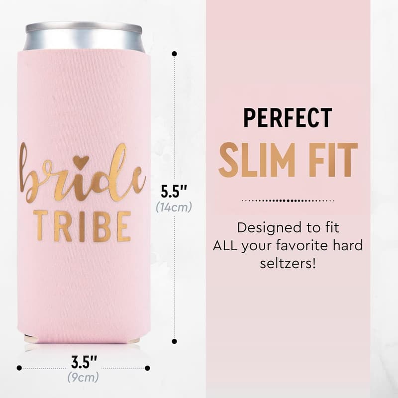 Bachelorette Party Can Coolers - Slim 12-Pack