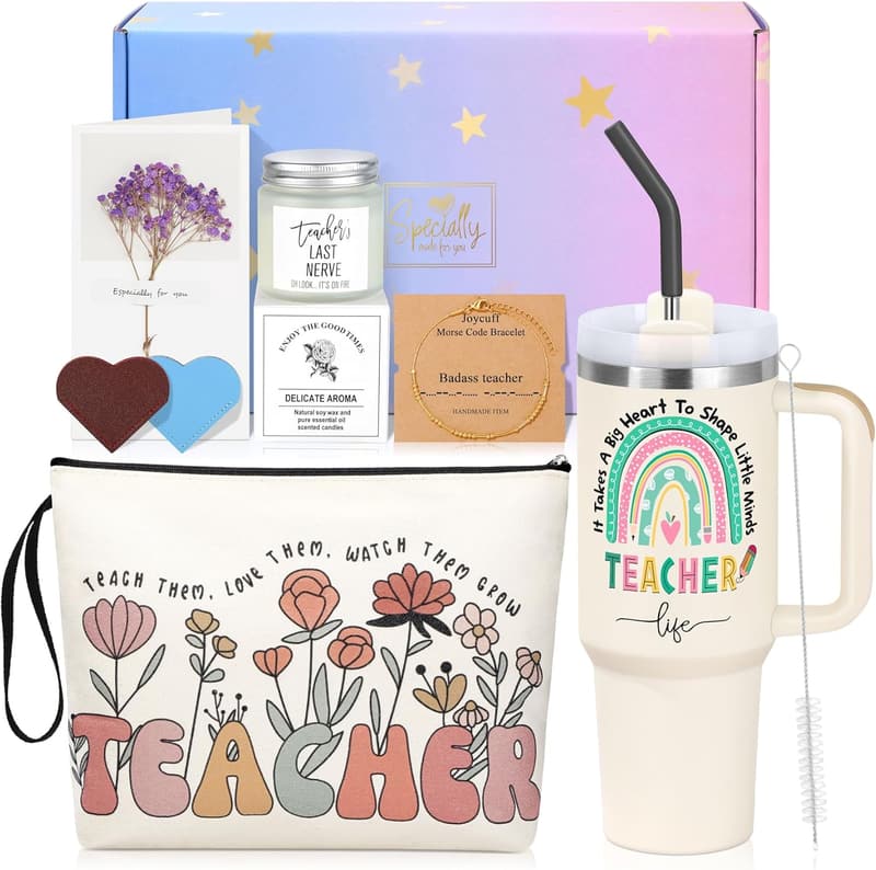 Teacher Appreciation Gift Basket for Women - Thank You Set