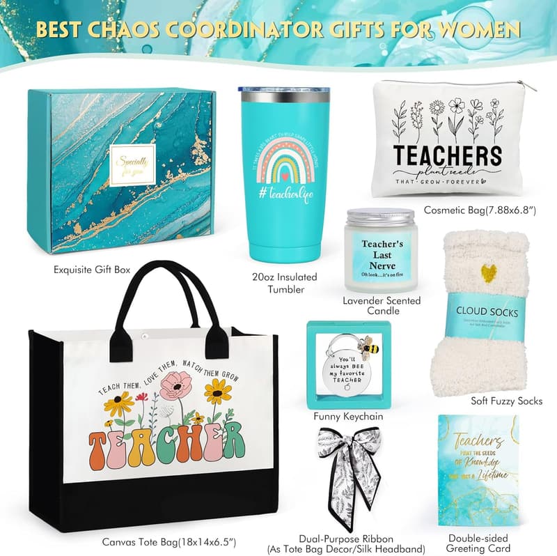 Funny Teacher Appreciation Tote Bag - Unique Gift for Women