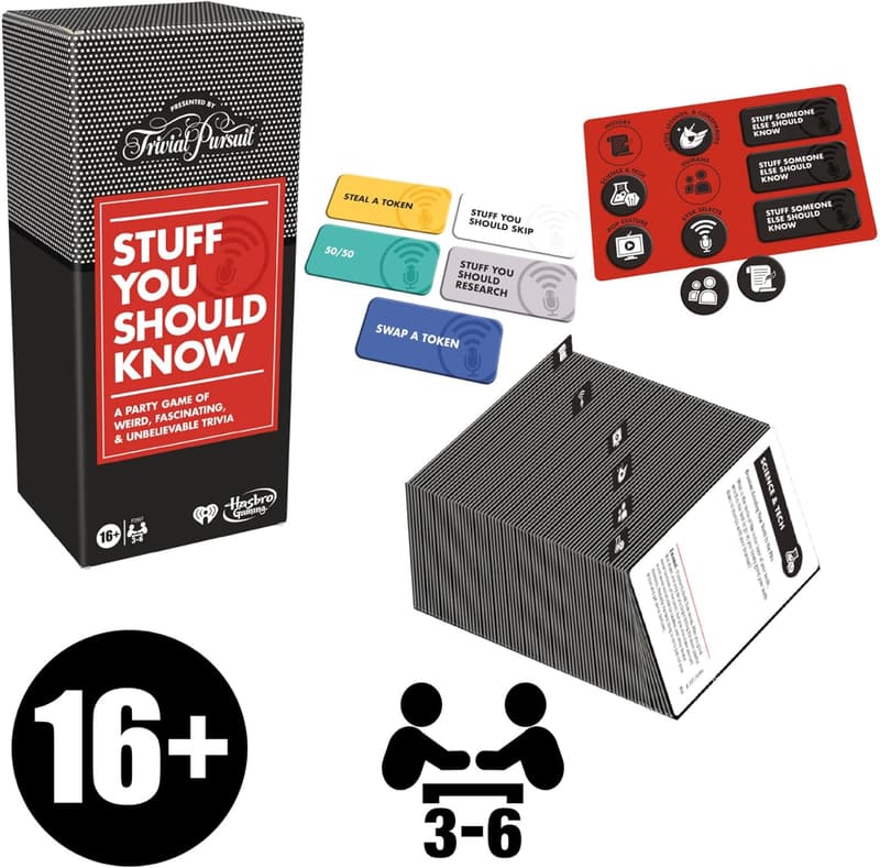 Trivial Pursuit: Stuff You Should Know Edition Game for Ages 16+