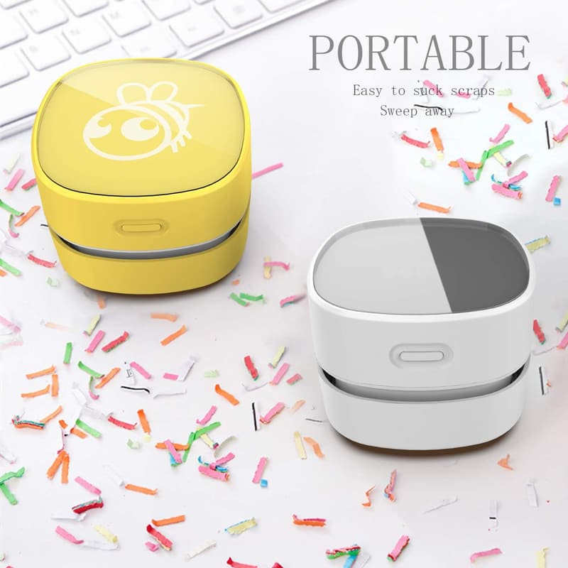 Cordless Mini Desktop Vacuum Cleaner for Home and Office