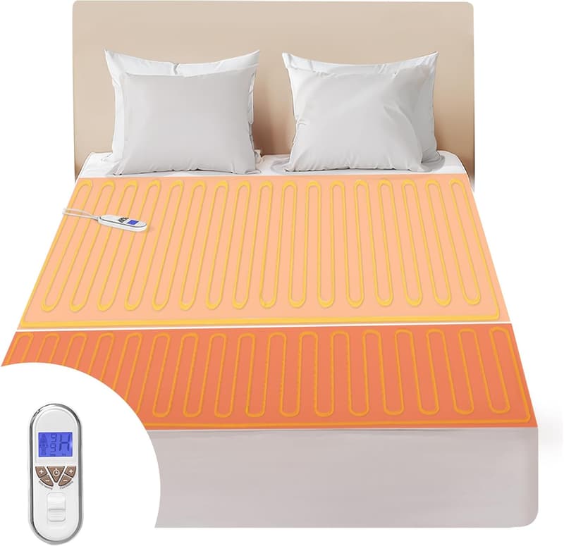 Twin XL Electric Heated Mattress Pad with 9 Heat Settings