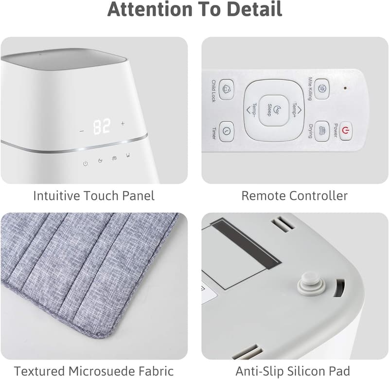 CozyFlow Digital Heated Mattress Pad with Dual-Tank Technology
