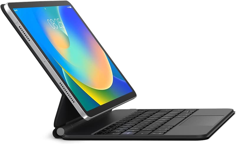 iPad Keyboard Case with Floating Stand & Multi-Touch Trackpad