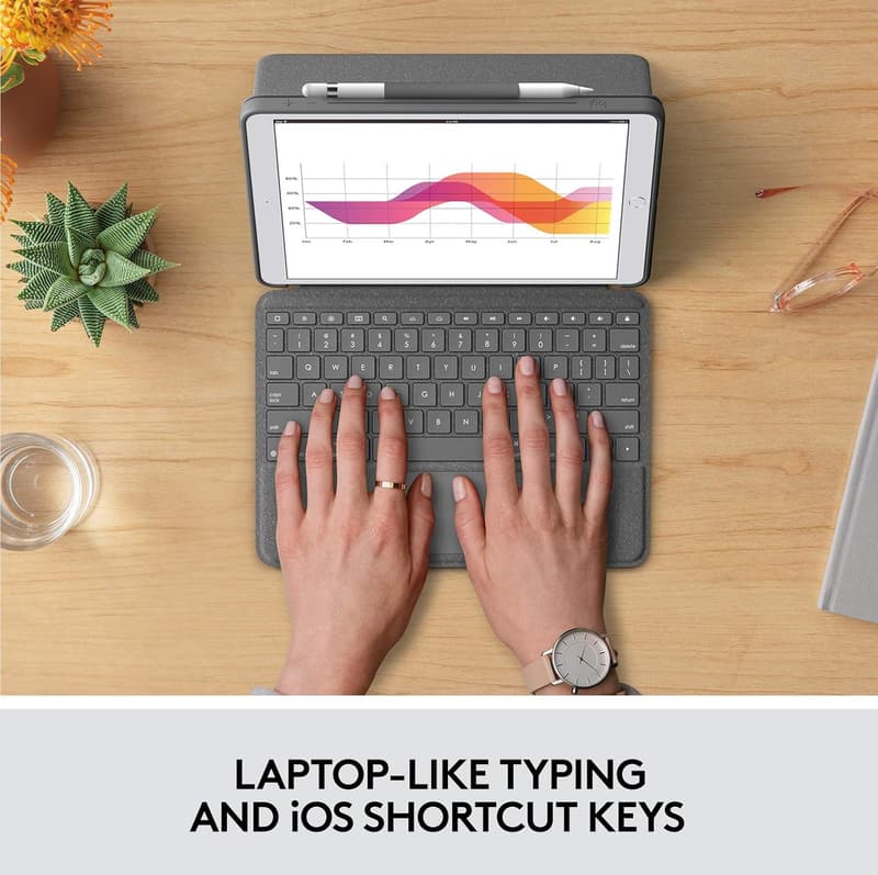 Logitech Combo Touch Keyboard Case with Trackpad for iPad