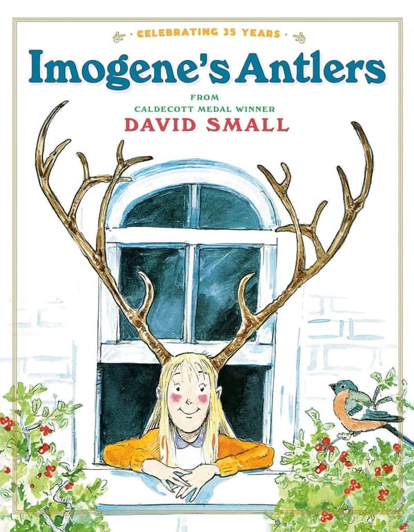 Christmas Book for Kids: Imogene's Antlers