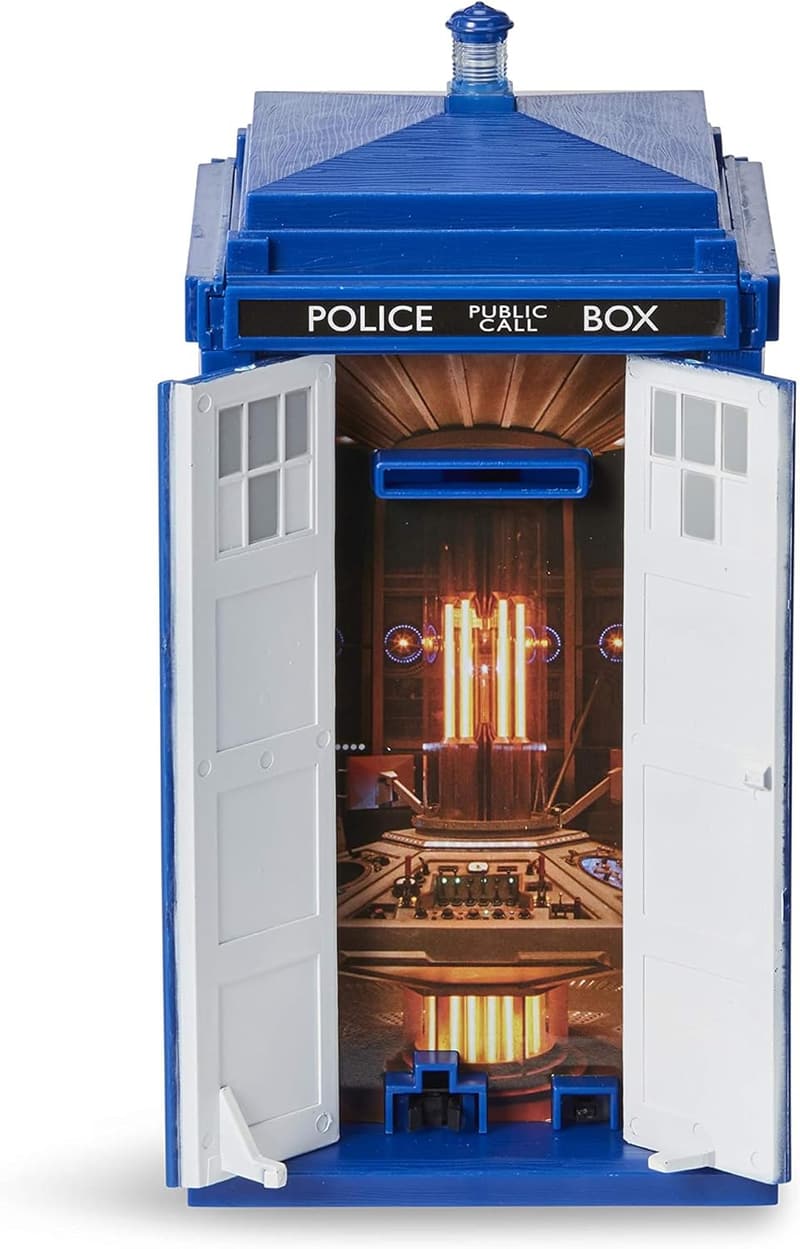 Doctor Who Tardis Talking Money Bank with Sound Effects