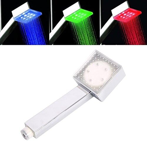 7-Color LED Shower Head with Temperature Sensor
