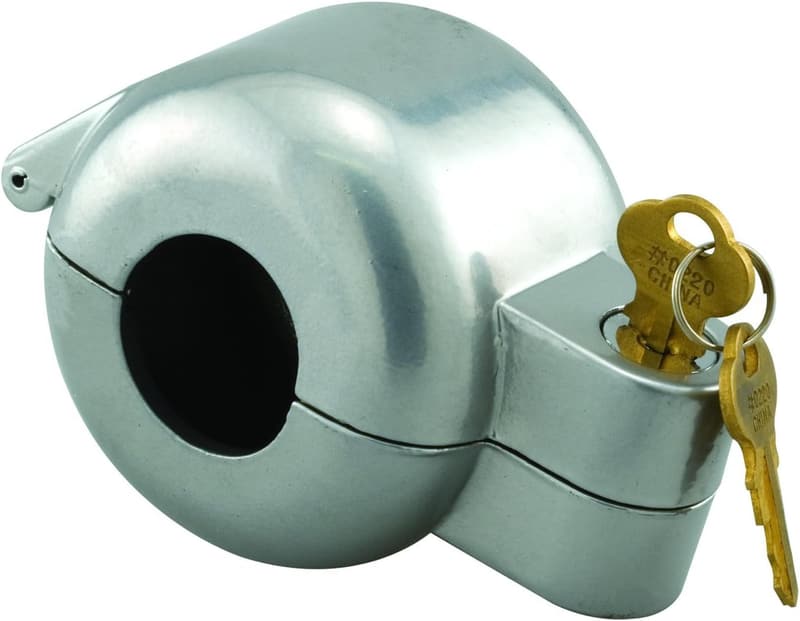 Doorknob Lock-Out Device for Round Doorknobs, Gray