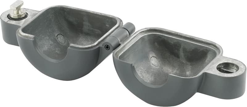Doorknob Lock-Out Device for Round Doorknobs, Gray