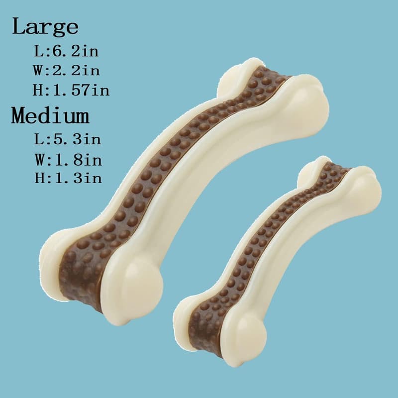 Indestructible Beef Flavor Chew Toys for Aggressive Chewers