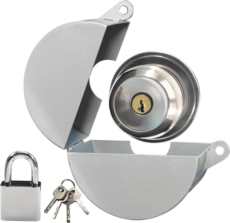Door Handle Lockout Device - Stainless Steel Safety Lock