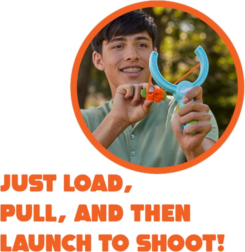 Outdoor Slingshot Game for Kids and Family – 3 Mini Balls Included