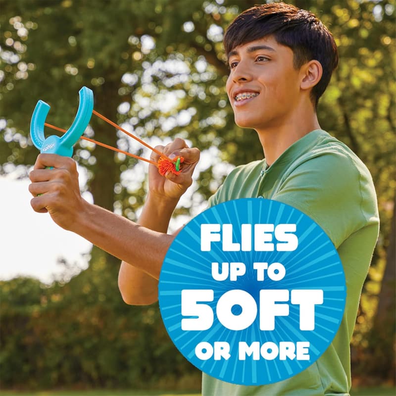 Outdoor Slingshot Game for Kids and Family – 3 Mini Balls Included