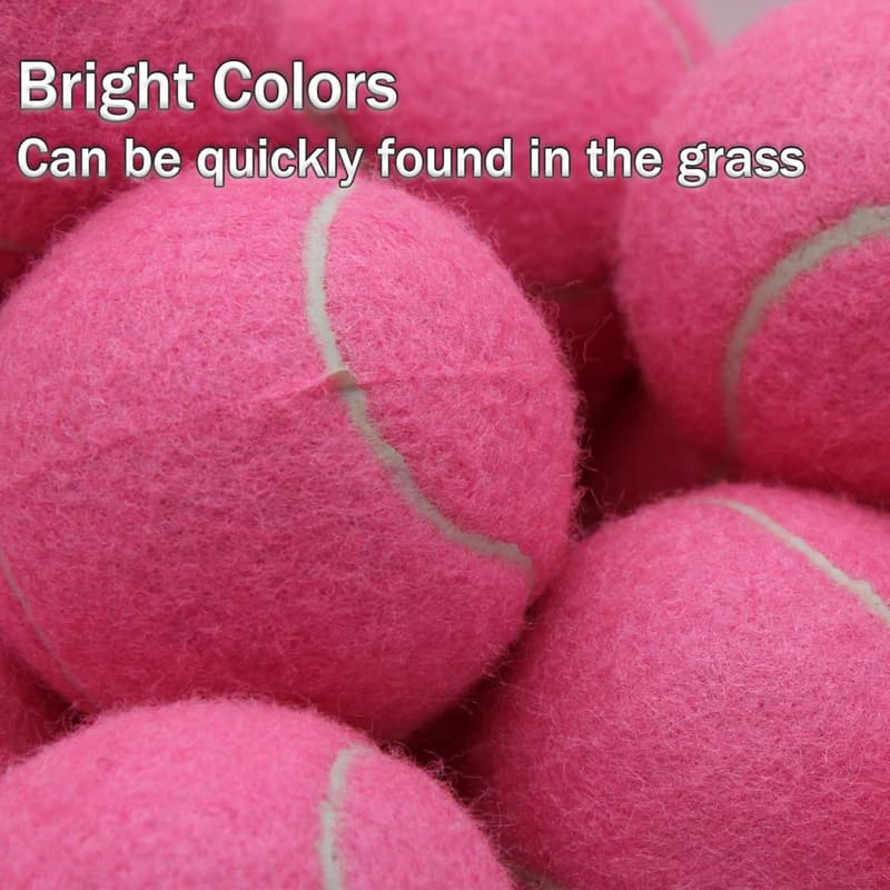 High Elasticity Training Tennis Balls 20-Pack for Beginners and Pets