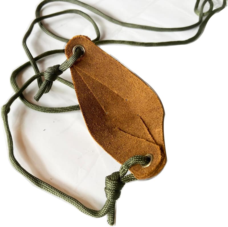 Handmade Leather Shepherd Sling for Tennis Ball Tossing