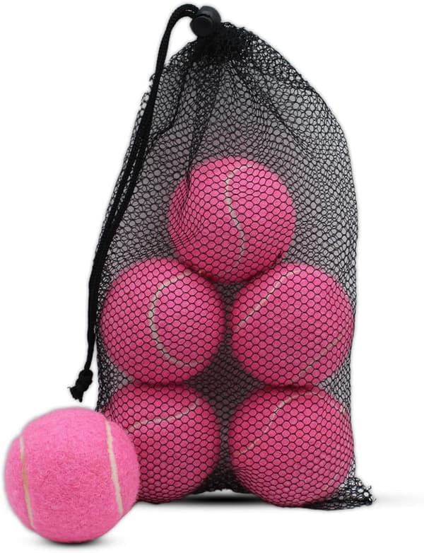 High Elasticity Tennis Balls, 6-Pack for Training and Play