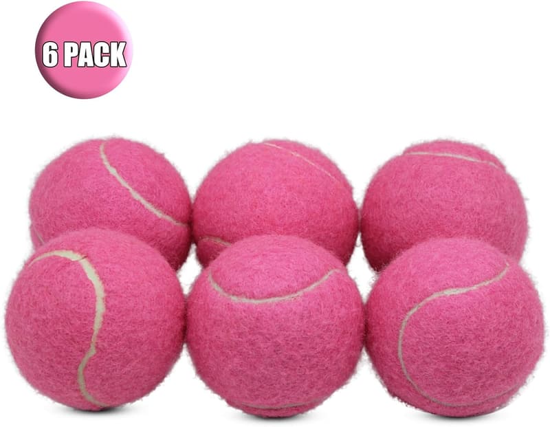 High Elasticity Tennis Balls, 6-Pack for Training and Play