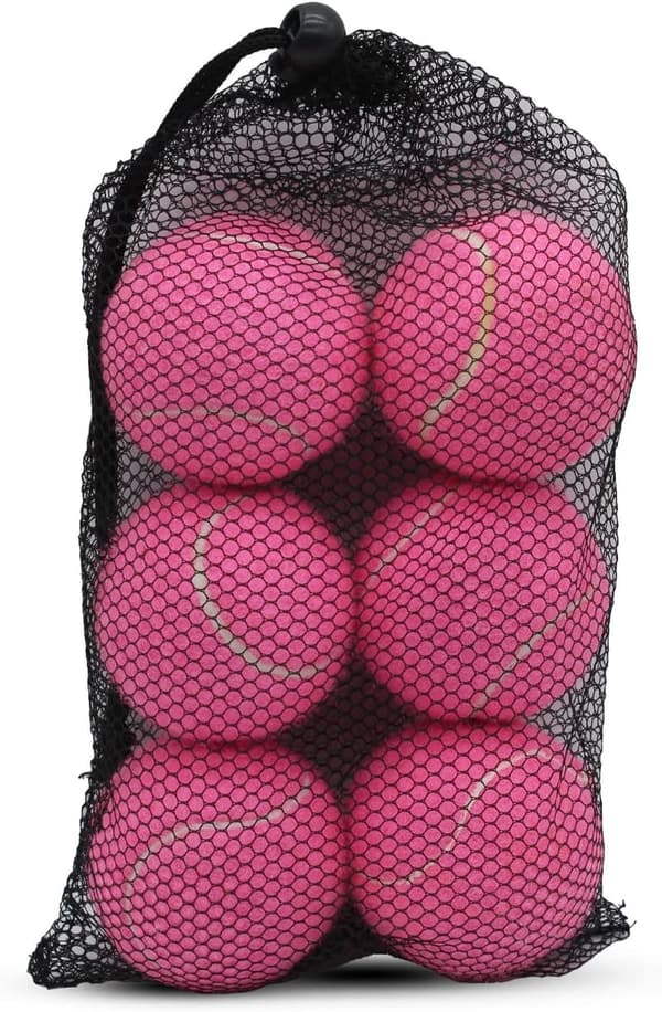 High Elasticity Tennis Balls, 6-Pack for Training and Play