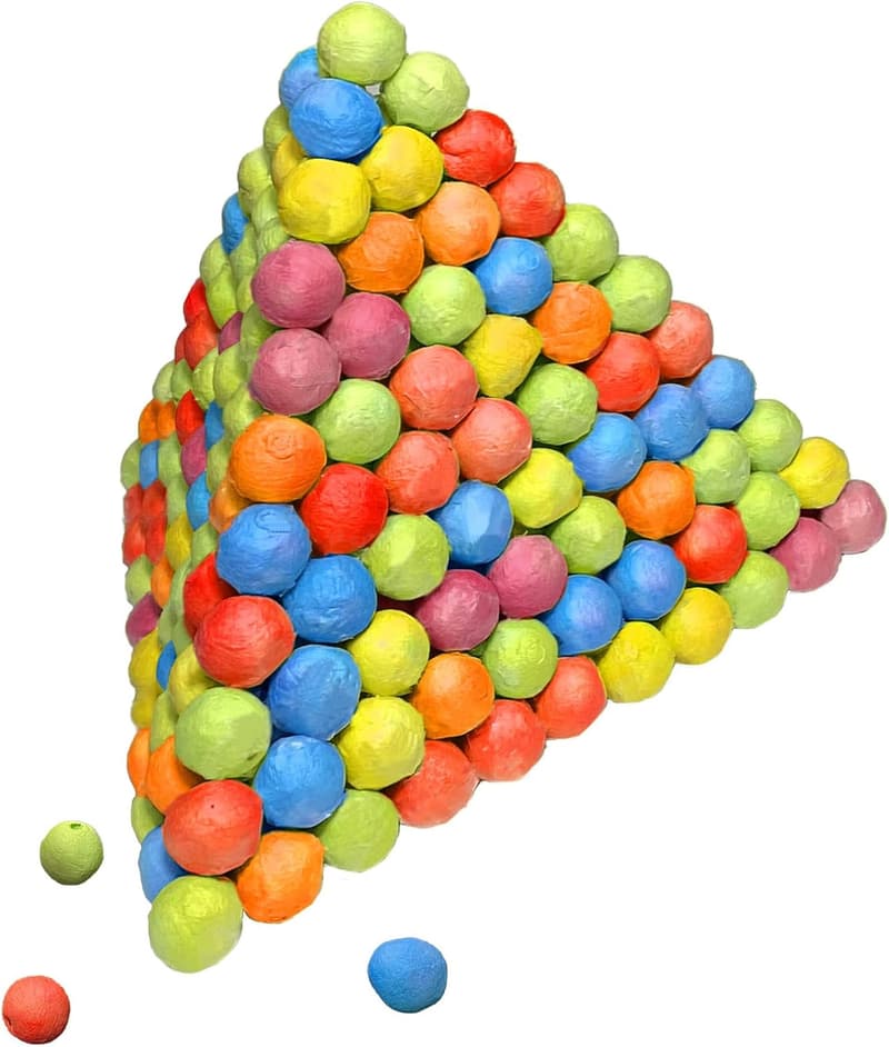 Kids' Safe Multi-Color Paper Pellet Slingshot Ammo
