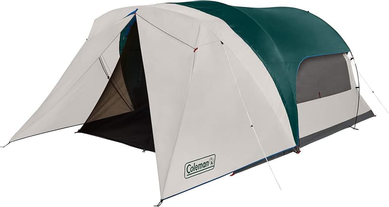 Weatherproof Coleman Camping Tent with Screened Porch for 4-6 People