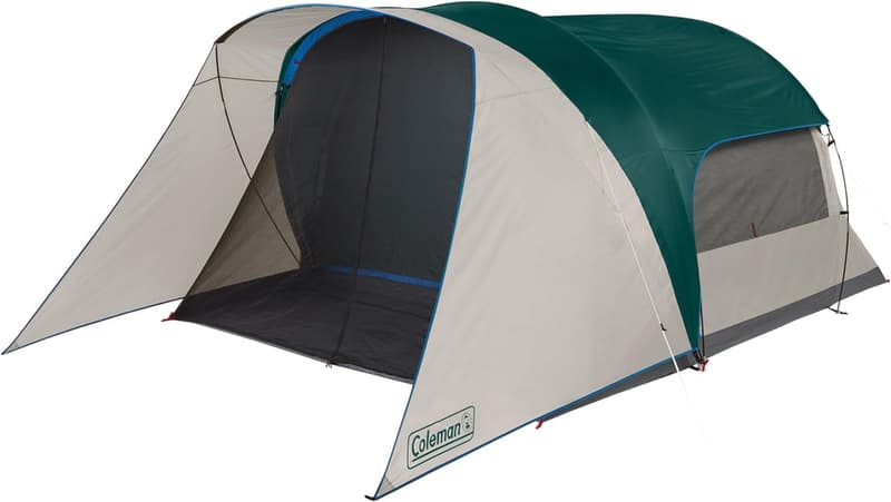 Coleman 4-Person Weatherproof Cabin Tent with Screened Porch