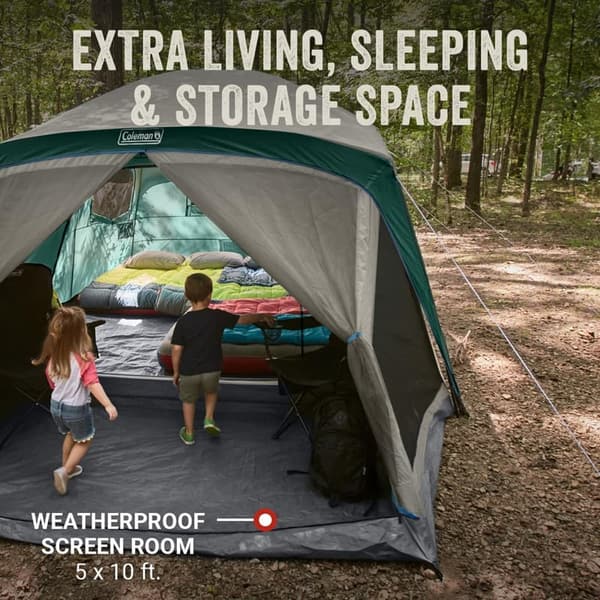 Evergreen 12-Person Camping Tent with Screen Room
