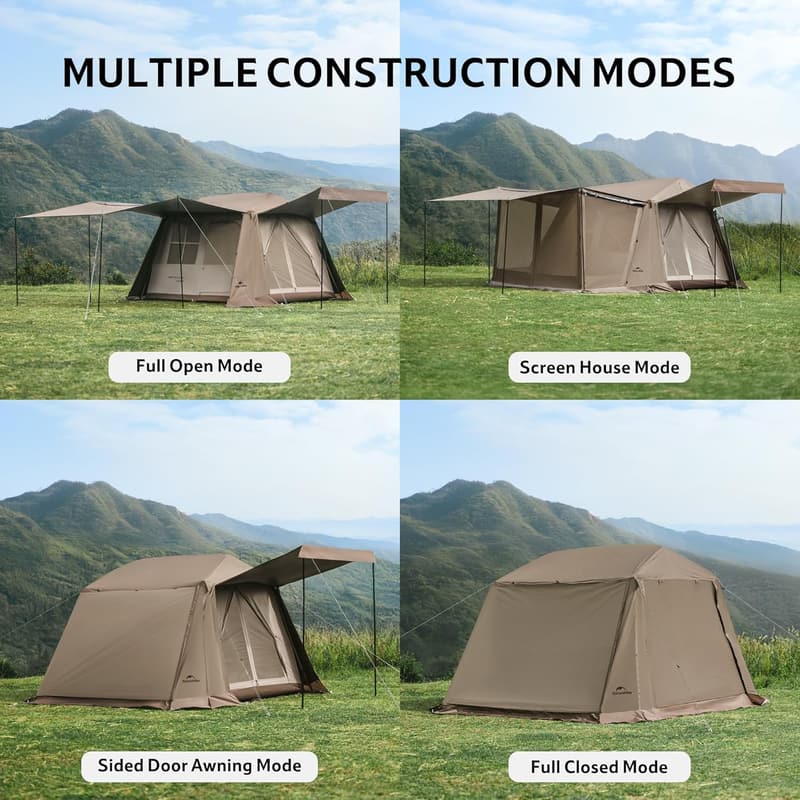 Easy Setup 8-Person Camping Tent for Family Outdoor Adventures