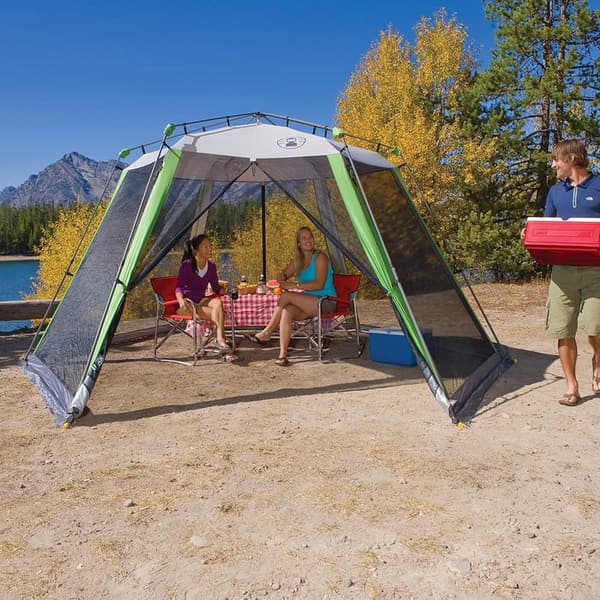 Coleman Skylodge Instant Setup Screen Canopy Tent, 10x10 ft