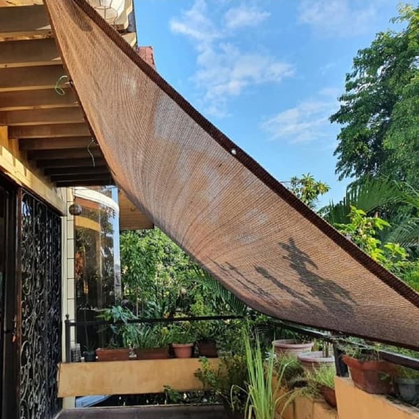 Rectangular Outdoor Shade Sail - UV-Block Canopy for Patio