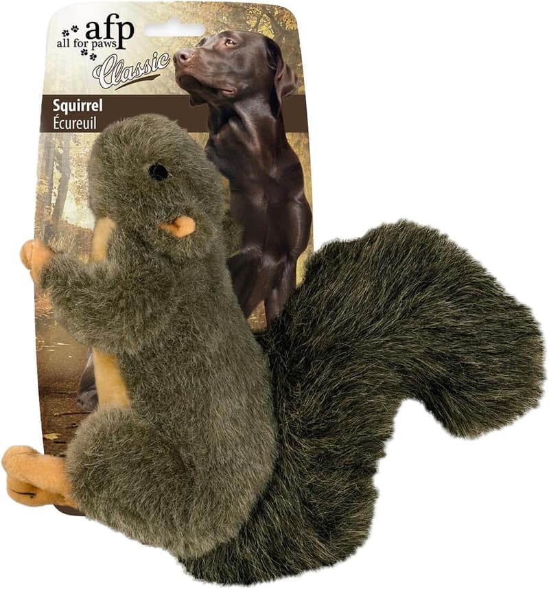 Classic Squirrel Pet Toy for Small Dogs and Cats