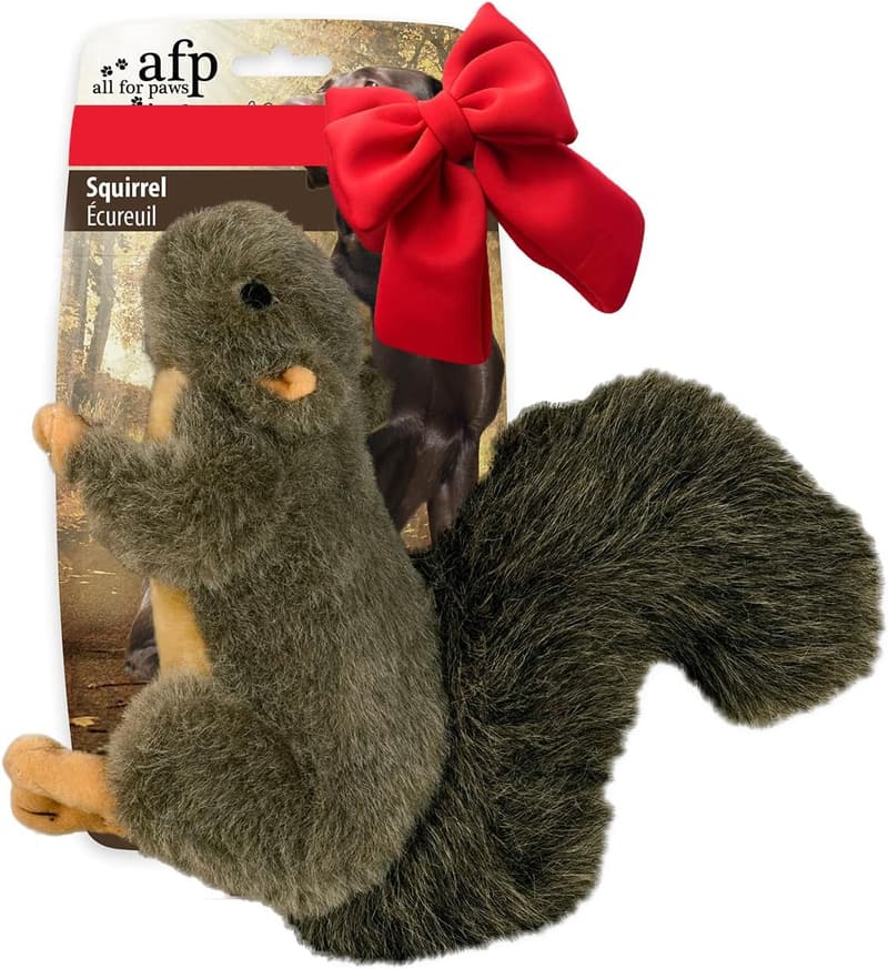 Classic Squirrel Pet Toy for Small Dogs and Cats