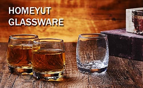 Clear Heavy Base Shot Glass Set of 6 - 2.8oz