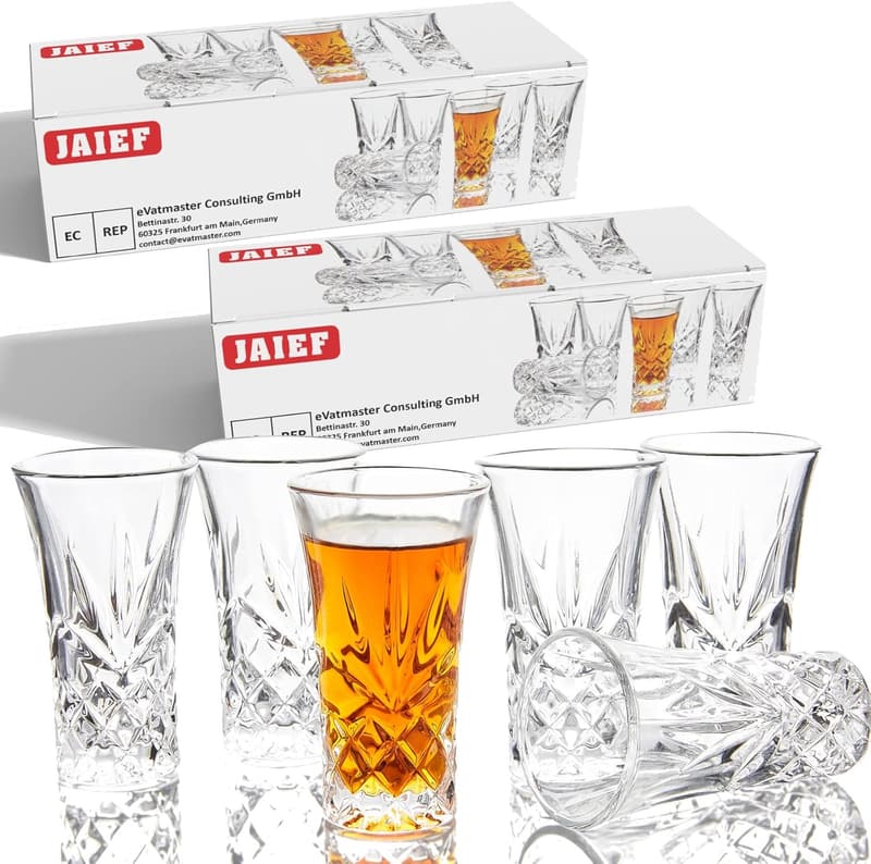 12-Pack 2 oz Heavy Base Tequila Shot Glasses